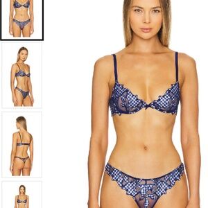 Lily Demi Bra Fleur Du Mal 36 C NWT
